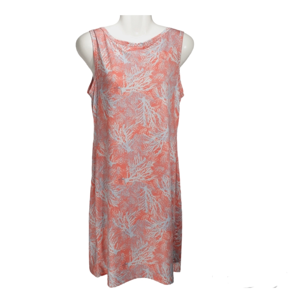 Guy Harvey Dress Performance Tank Coral Reef Print Size Small